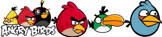 ภาพระบายสี Angry Birds
