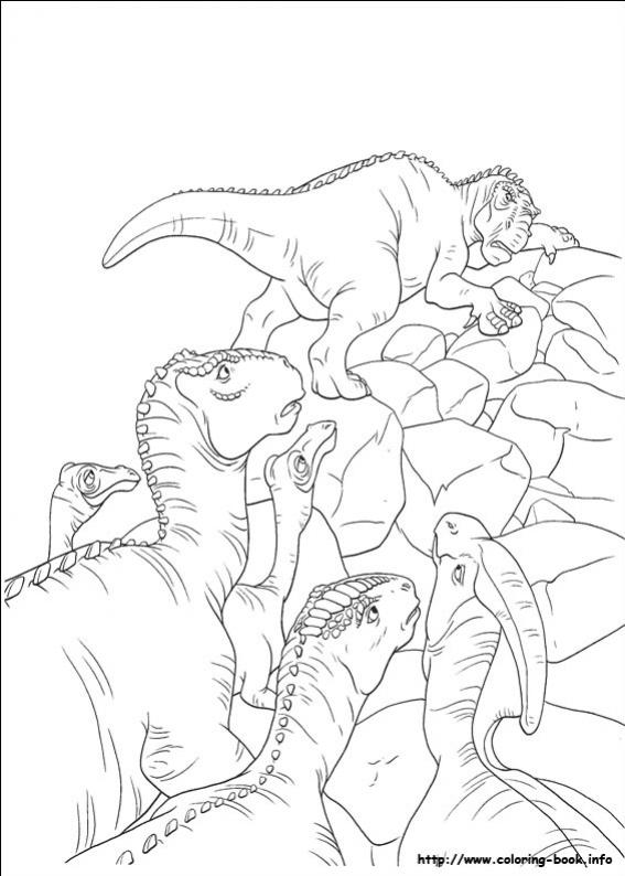 ภาพวาดระบายสีDinosaur 26