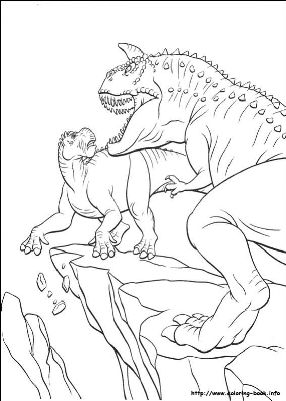 ภาพวาดระบายสีDinosaur 30