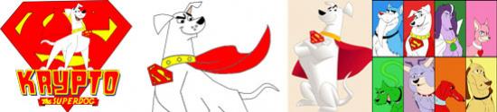 ภาพระบายสี Krypto หมาซุปเปอร์แมน