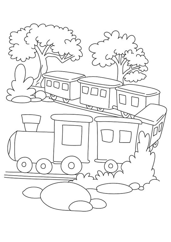 รถไฟการ์ตูน