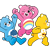 ภาพระบายสี Care Bears แคร์แบร์