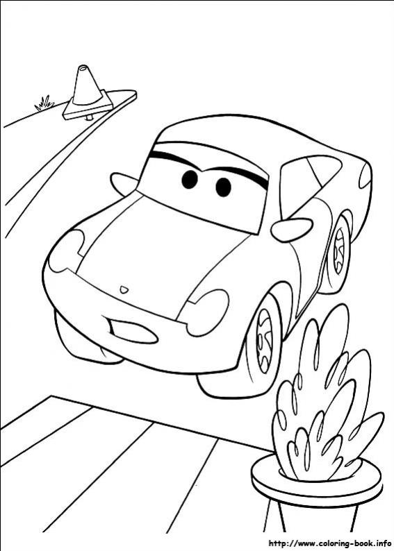 ภาพวาดระบายสีCars 34