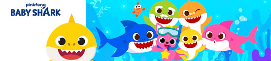 ภาพระบายสี Baby Shark