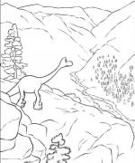ภาพวาดระบายสีผจญภัยไดโนเสาร์เพื่อนรัก 18