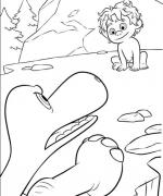 ภาพวาดระบายสีผจญภัยไดโนเสาร์เพื่อนรัก 16