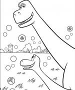 ภาพวาดระบายสีผจญภัยไดโนเสาร์เพื่อนรัก 10