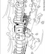 ภาพวาดระบายสีโธมัสยอดหัวรถจักร 06