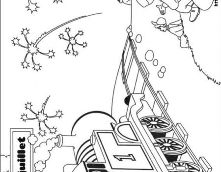 ภาพวาดระบายสีโธมัสยอดหัวรถจักร 15