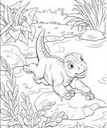 ภาพวาดระบายสีDinosaur 40