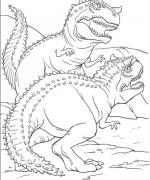 ภาพวาดระบายสีDinosaur 18