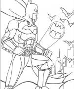 ภาพวาดระบายสีBatman 02