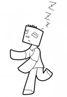 ภาพวาดระบายสีminecraft-cartoon-zombie-ftu-by-topaz7373-coloring-page