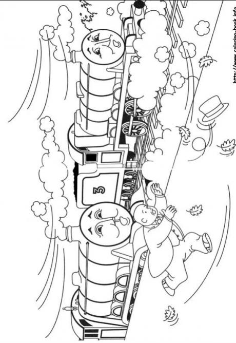 ภาพวาดระบายสีโธมัสยอดหัวรถจักร 06