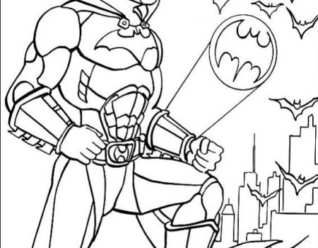 ภาพวาดระบายสีBatman 19