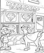 ภาพวาดระบายสีKrypto the superdog 59