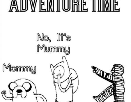 ภาพวาดระบายสีAdventure Time 20