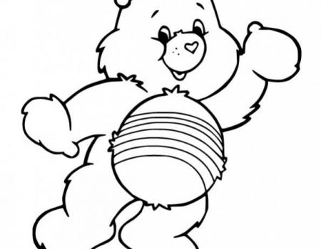 ภาพวาดระบายสีCheer-Bear
