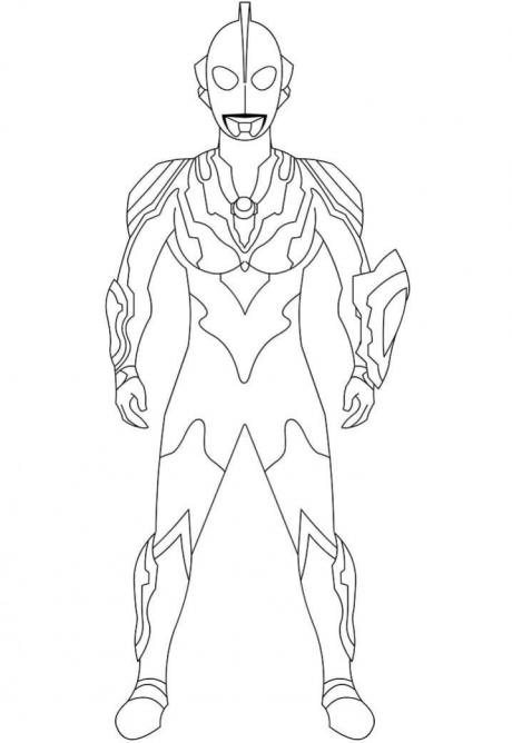 ภาพวาดระบายสีAmazing Ultraman